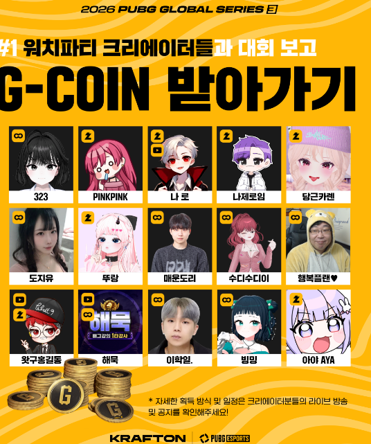 绝地求生参与主播