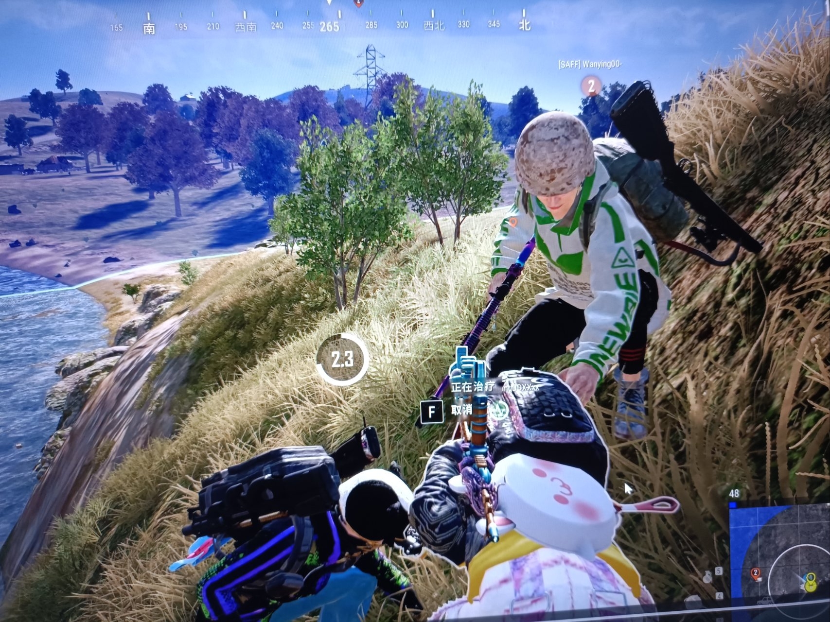 PUBG倒地