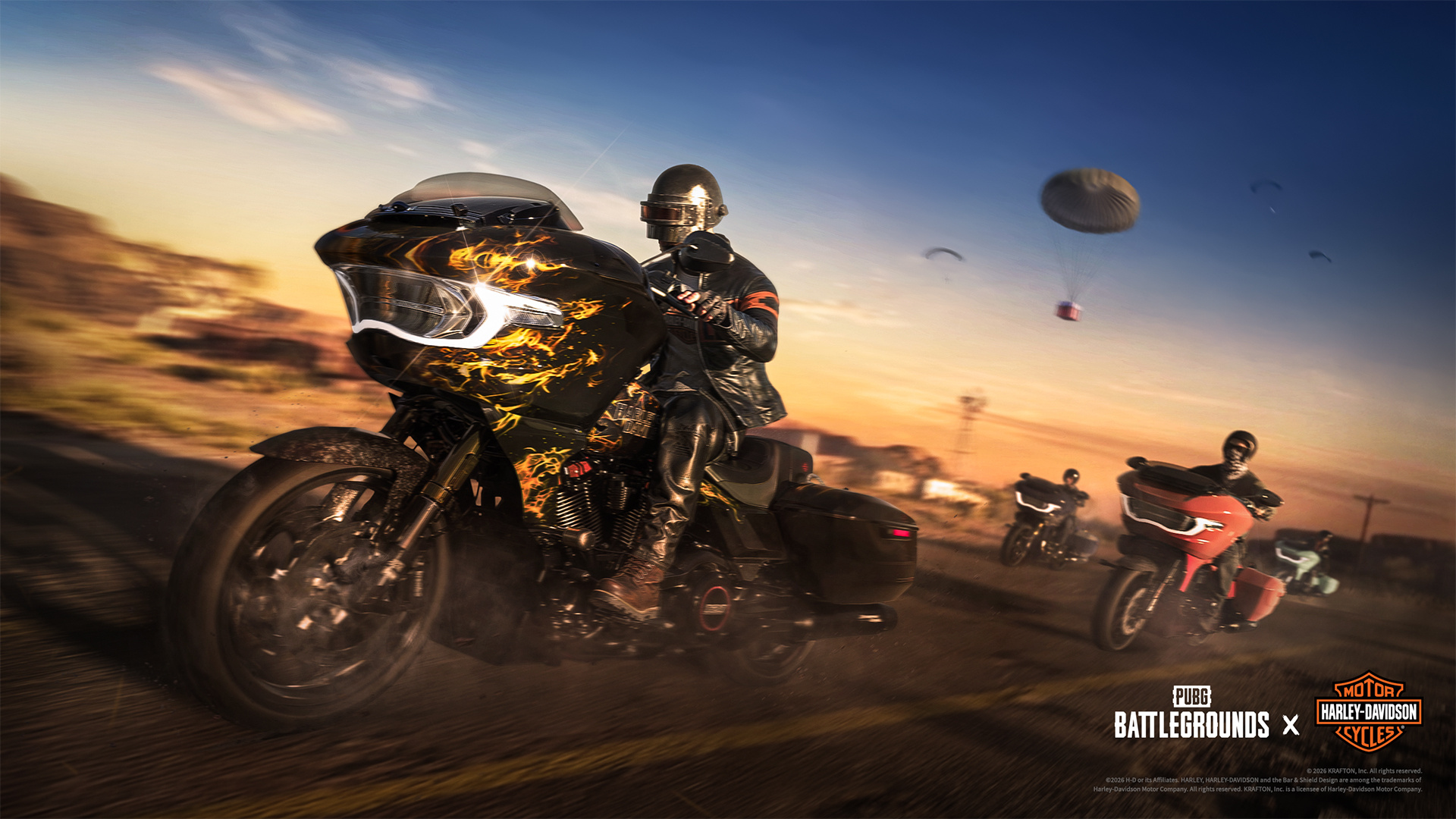 PUBG哈雷联名